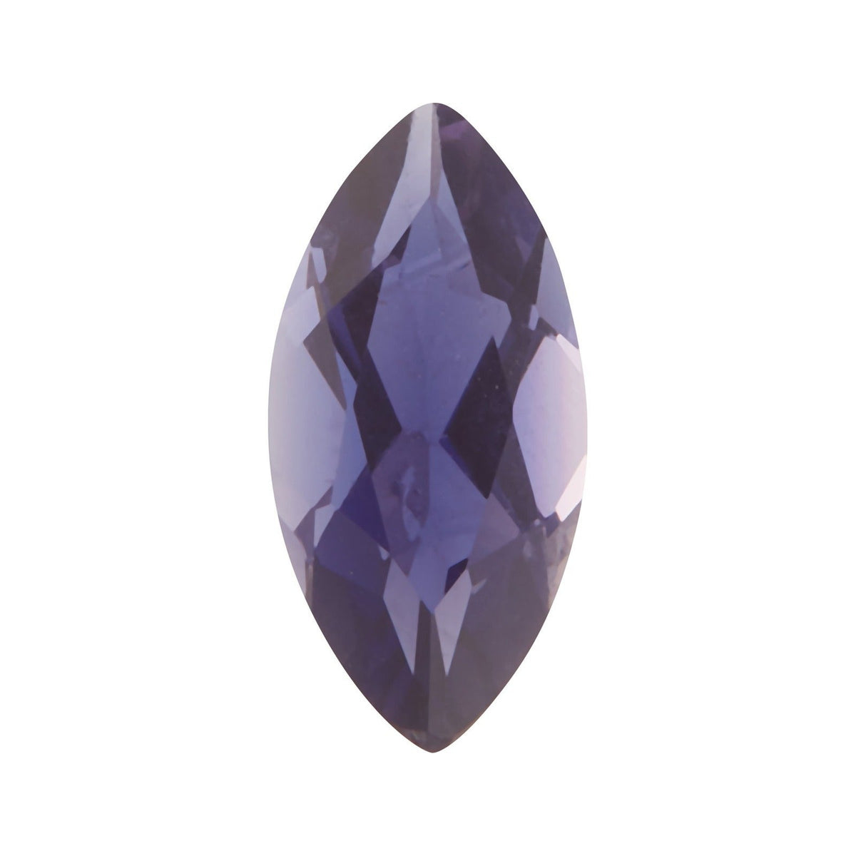 6x3 mm natural purple iolite, marquise cut | Sapphire Row · cut7