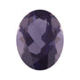 4x3 mm natural purple iolite, oval cut | Sapphire Row · cut7