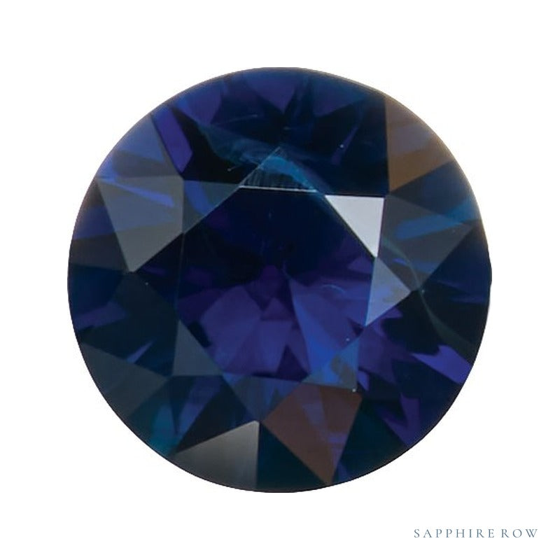 4.25 mm natural cobalt blue sapphire, round cut | Sapphire Row · cut7