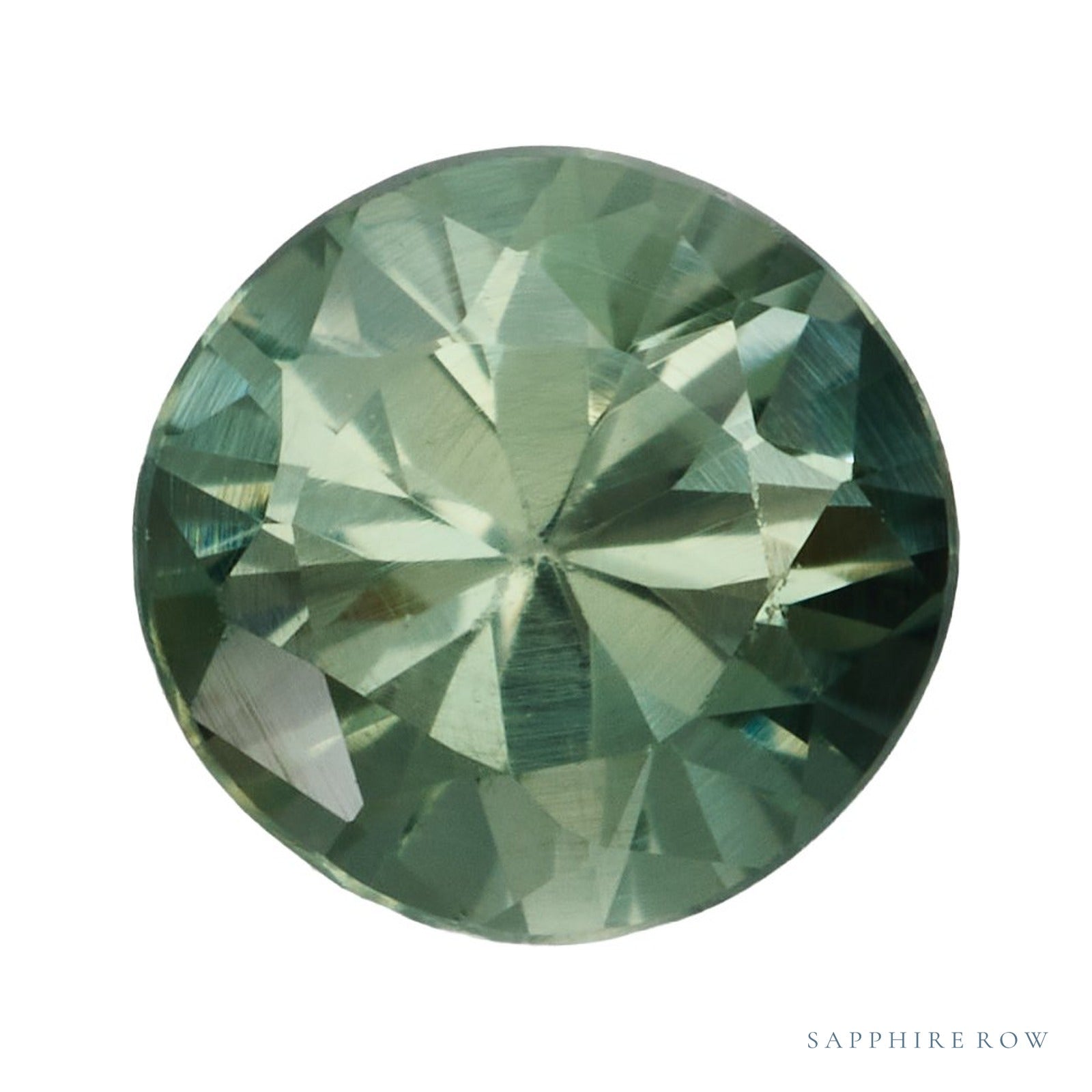 4 mm natural green sapphire, round cut | Sapphire Row · cut4