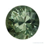5 mm Round Natural Green Sapphire – Faceted Diamond-Cut – AA Quality — Sapphire Row · cut4