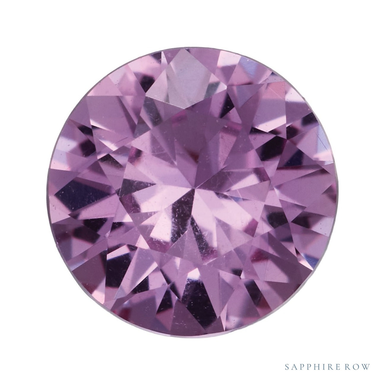 5.5 mm natural pink sapphire, round cut | Sapphire Row · cut7