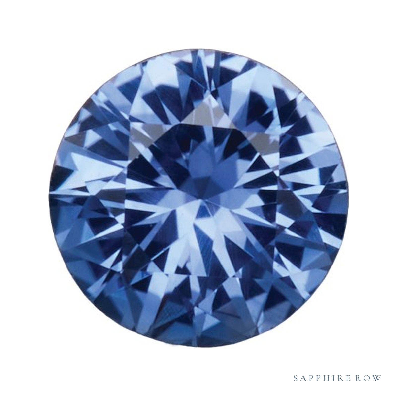 4 mm Round Natural Ceylon Blue Sapphire – Faceted Diamond-Cut – B Quality — Sapphire Row · cut4