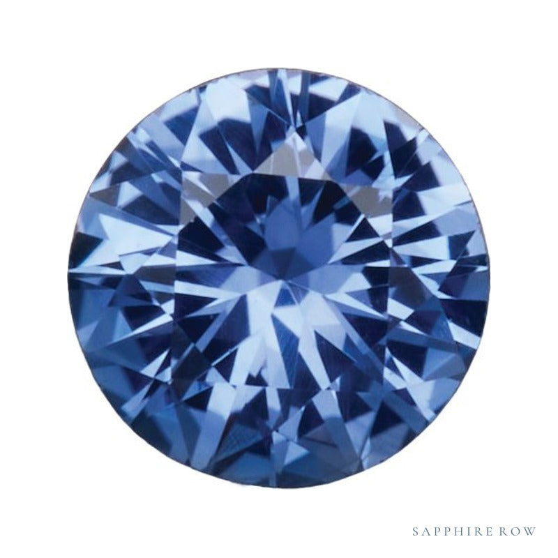 4 mm natural ceylon blue sapphire, round cut | Sapphire Row · cut7