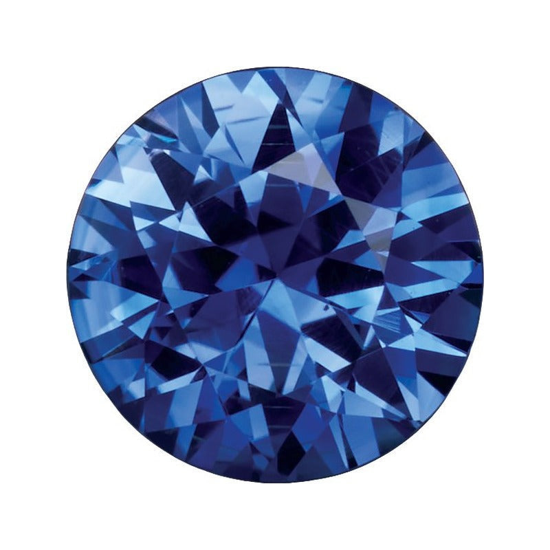 5.5 mm natural ceylon blue sapphire, round cut | Sapphire Row · cut7