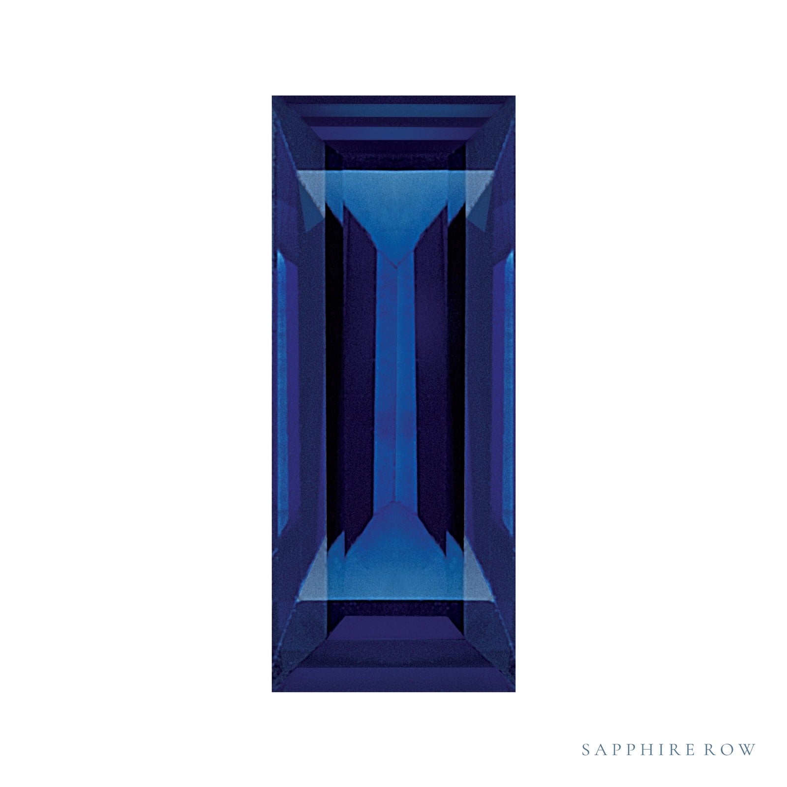 4x3 mm natural blue sapphire, straight baguette cut | Sapphire Row · cut4