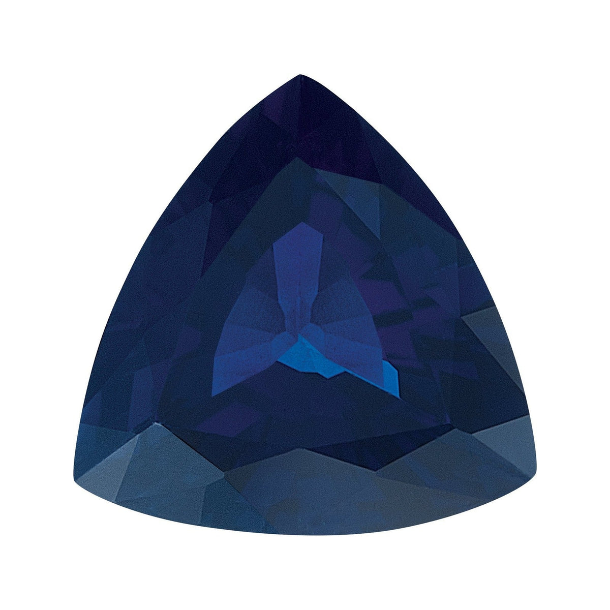 4.5 mm natural blue sapphire, trillion cut | Sapphire Row · cut7