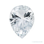 7x5 mm Pear Natural White Sapphire – Faceted Cut – AA Quality — Sapphire Row · cut4