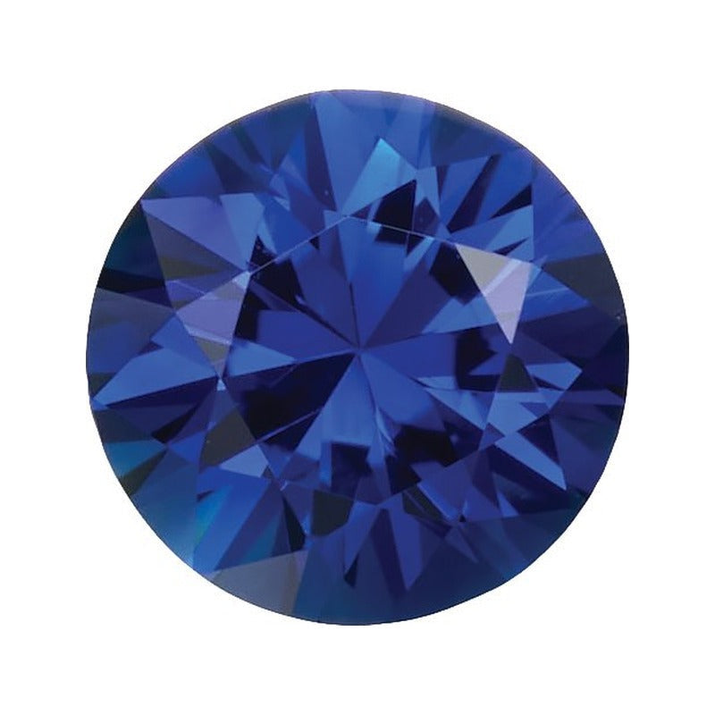 4.5 mm natural blue sapphire, round cut | Sapphire Row · cut7