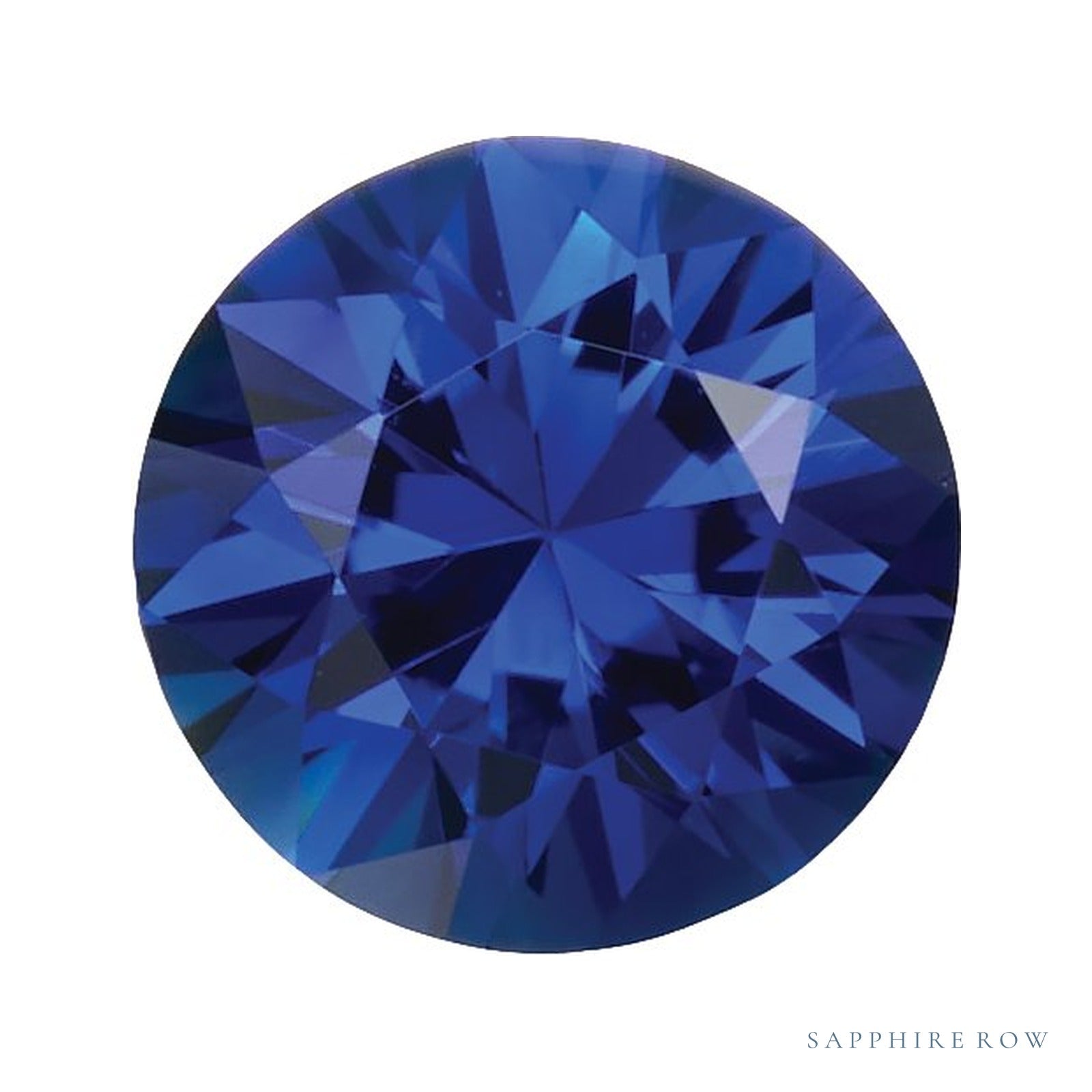 4.5 mm natural blue sapphire, round cut | Sapphire Row · cut4