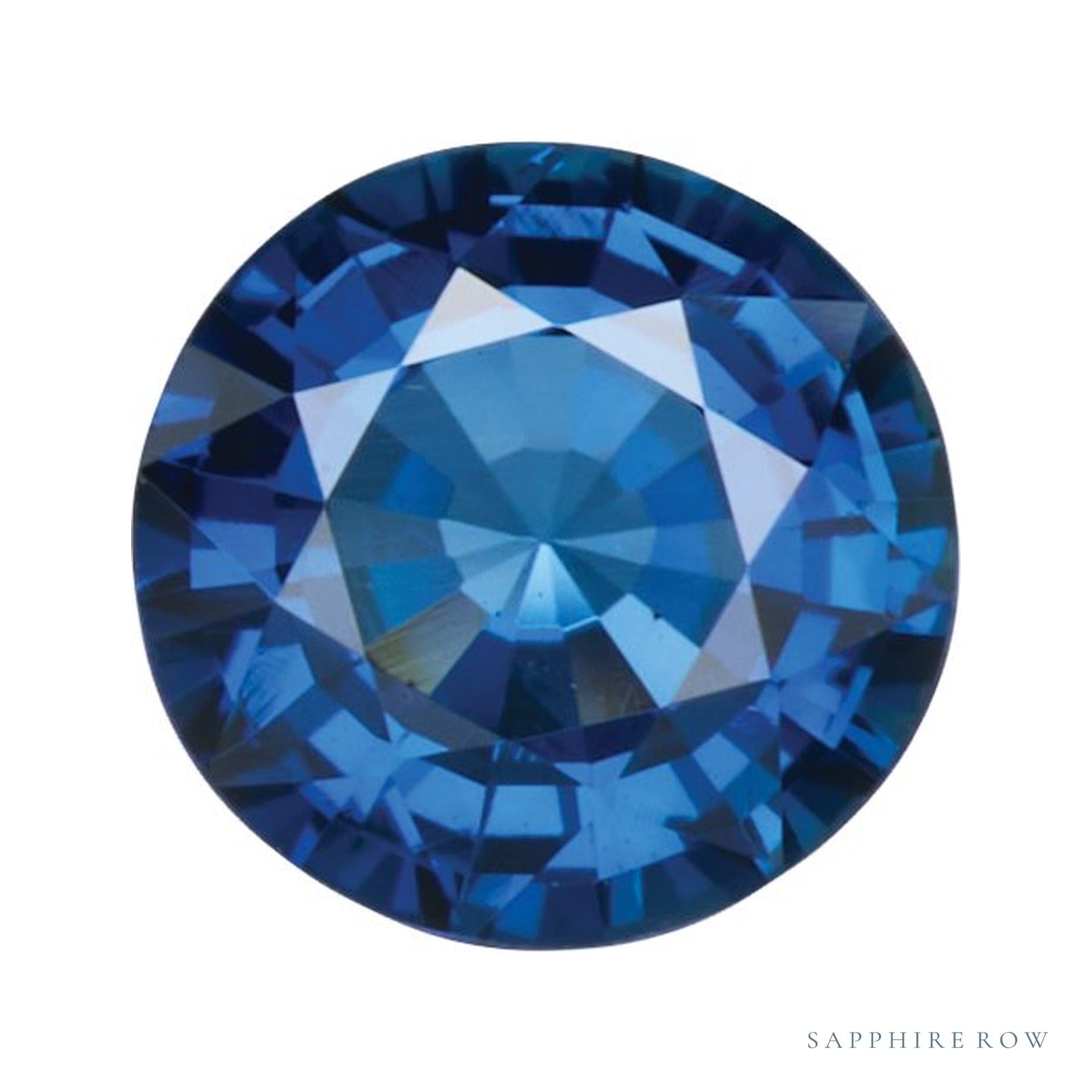 4.5 mm natural blue sapphire, round cut | Sapphire Row · cut4