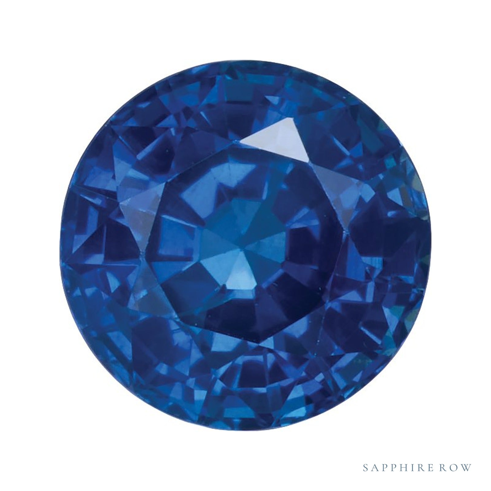 6 mm natural blue sapphire, round cut | Sapphire Row · cut4