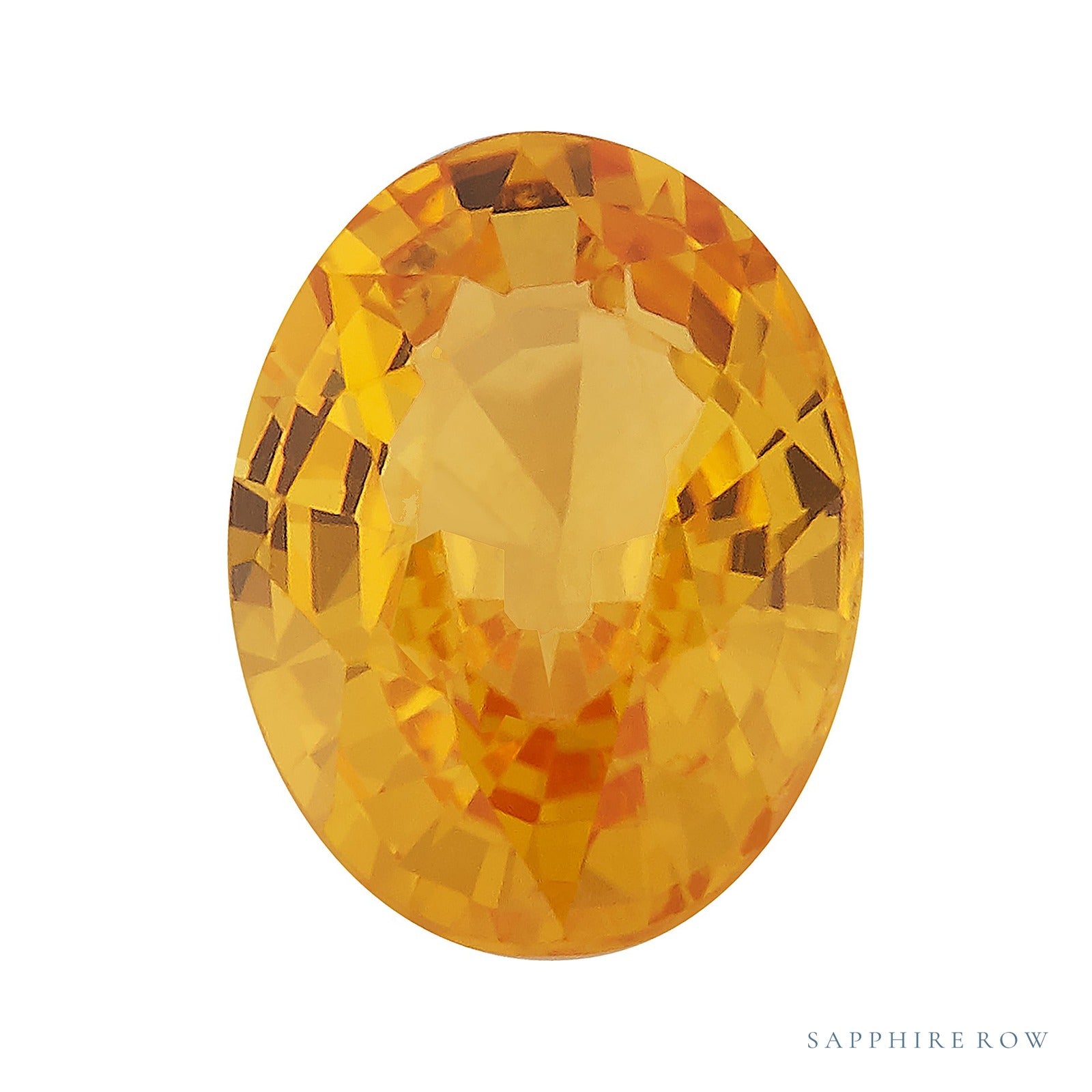 6x4 mm natural yellow sapphire, oval cut | Sapphire Row · cut7