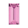 5x2 mm natural pink sapphire, straight baguette cut | Sapphire Row · cut7