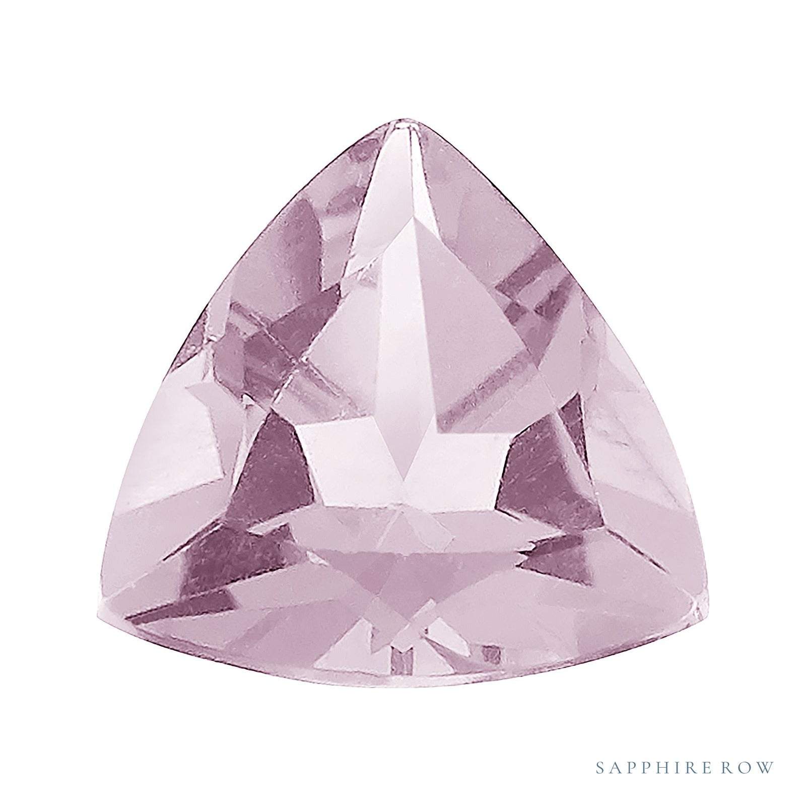 5 mm natural pink sapphire, trillion cut | Sapphire Row · cut7