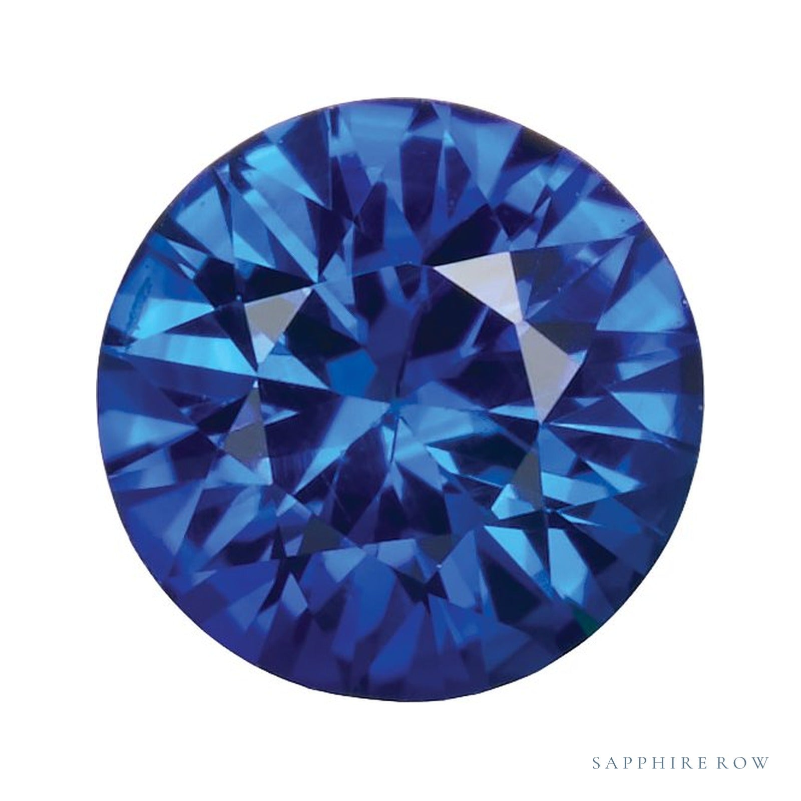 5 mm natural blue sapphire, round cut | Sapphire Row · cut4