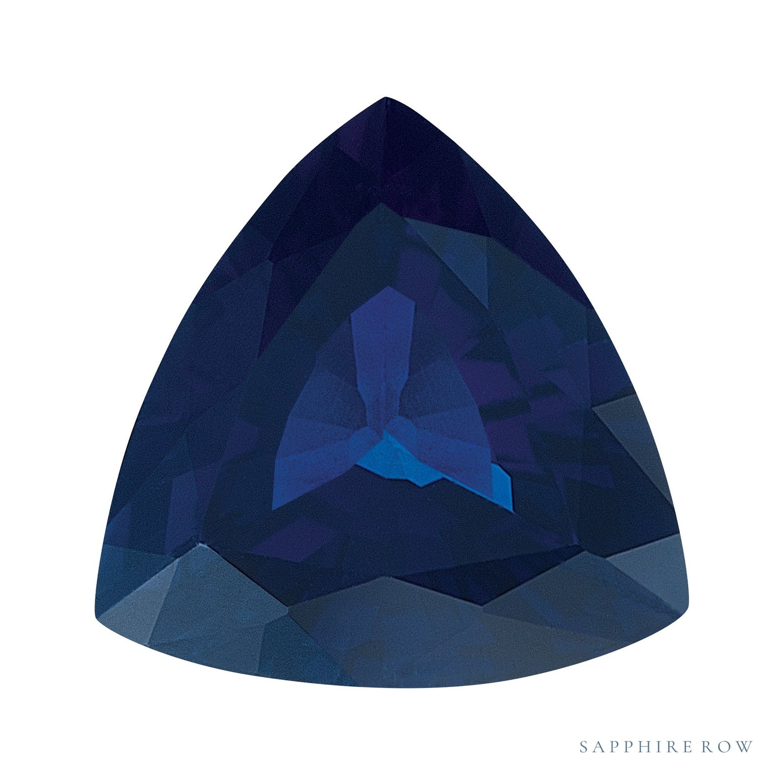 6 mm natural blue sapphire, trillion cut | Sapphire Row · cut4