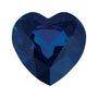 5 mm natural blue sapphire, heart cut | Sapphire Row · cut7