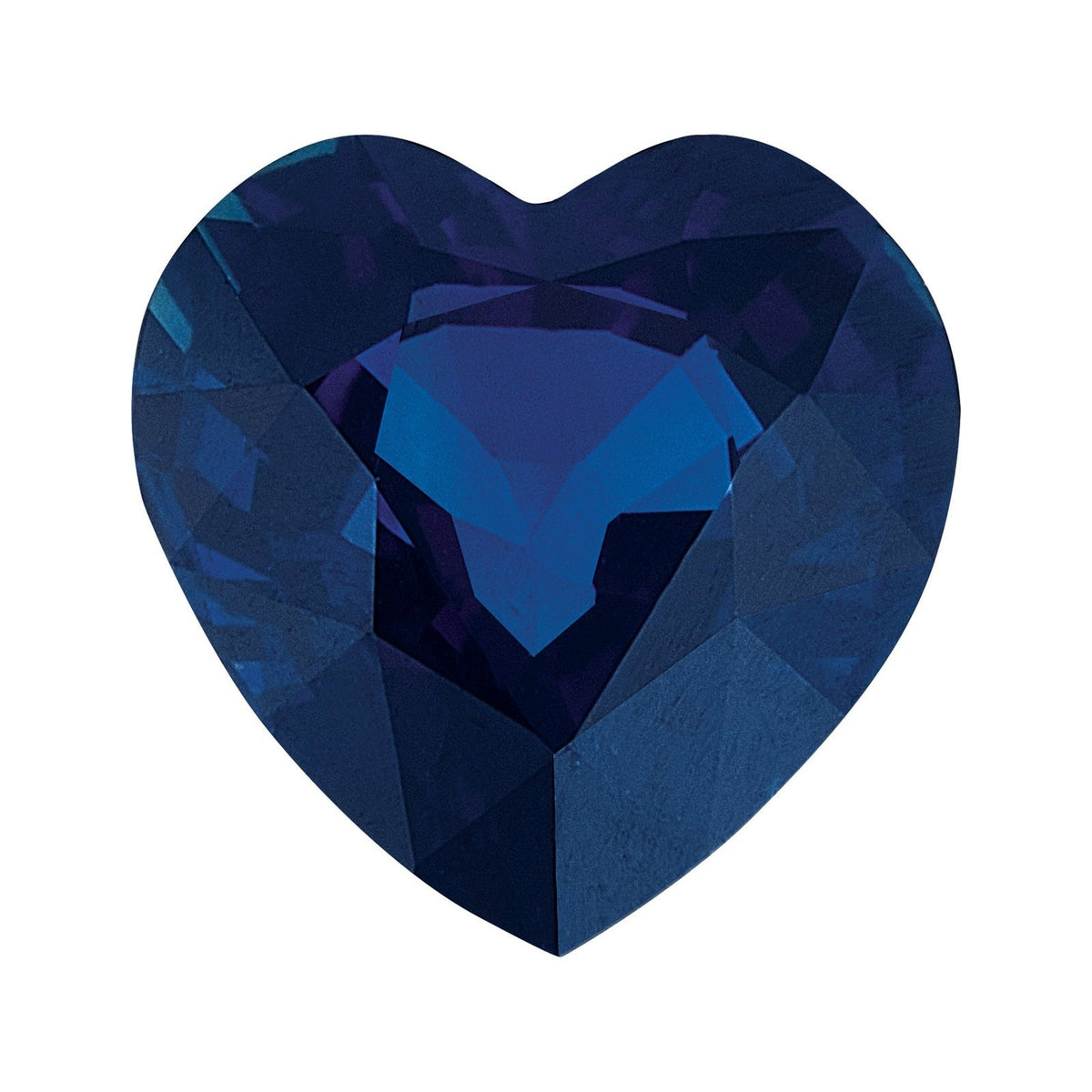5 mm natural blue sapphire, heart cut | Sapphire Row · cut7