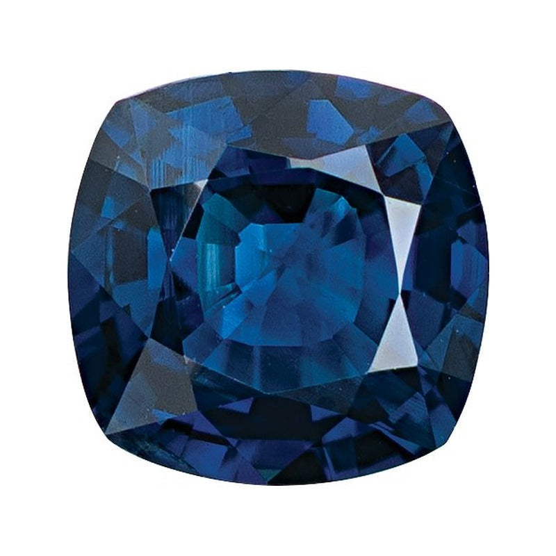 4 mm natural blue sapphire, cushion cut | Sapphire Row · cut7