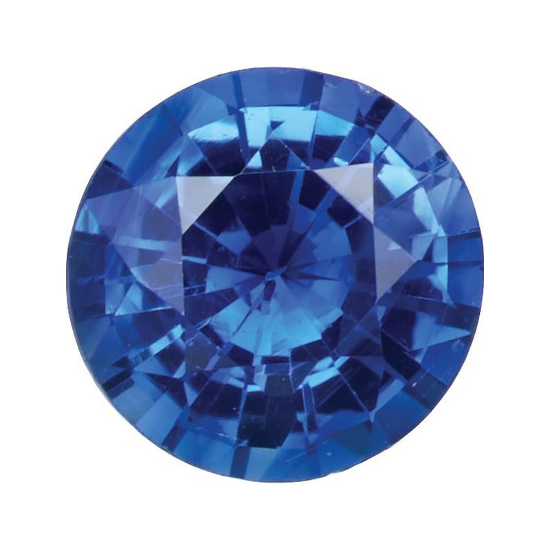 5 mm natural blue sapphire, round cut | Sapphire Row · cut7