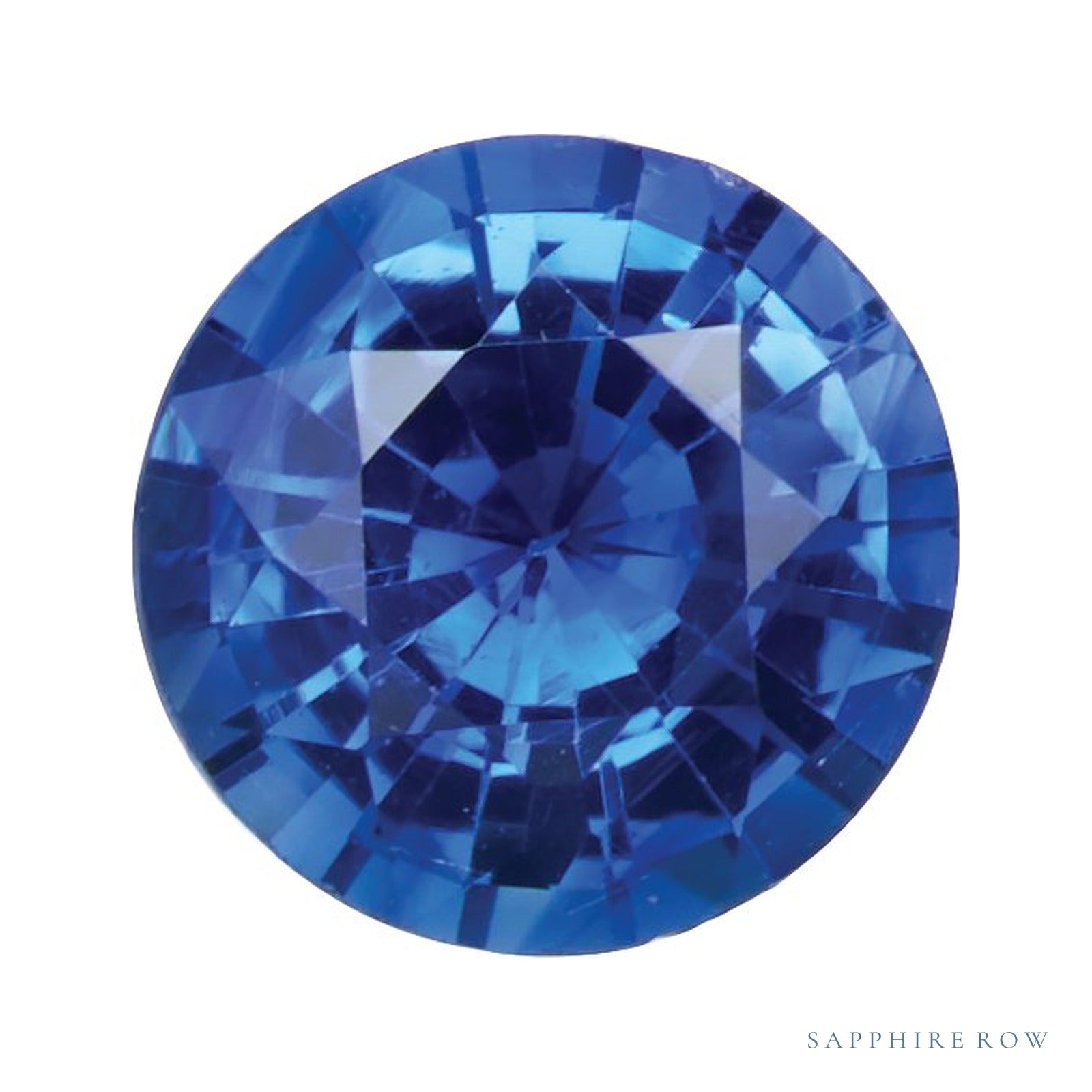 5 mm natural blue sapphire, round cut | Sapphire Row · cut4