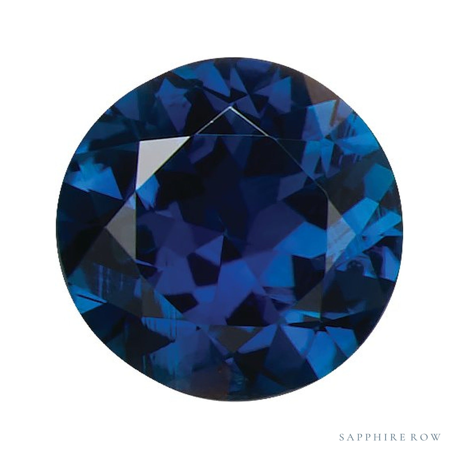 4 mm natural blue sapphire, round cut | Sapphire Row · cut4