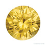 4.5 mm natural yellow sapphire, round cut | Sapphire Row · cut4