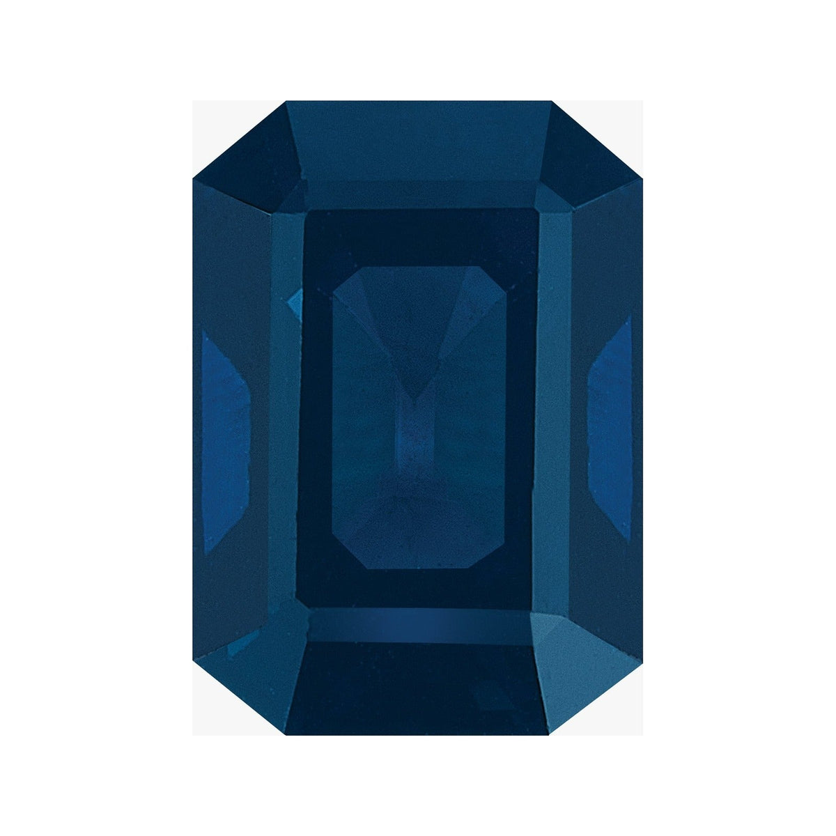 5x3 mm natural blue sapphire, emerald cut | Sapphire Row · cut7