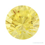 6 mm natural yellow sapphire, round cut | Sapphire Row · cut4