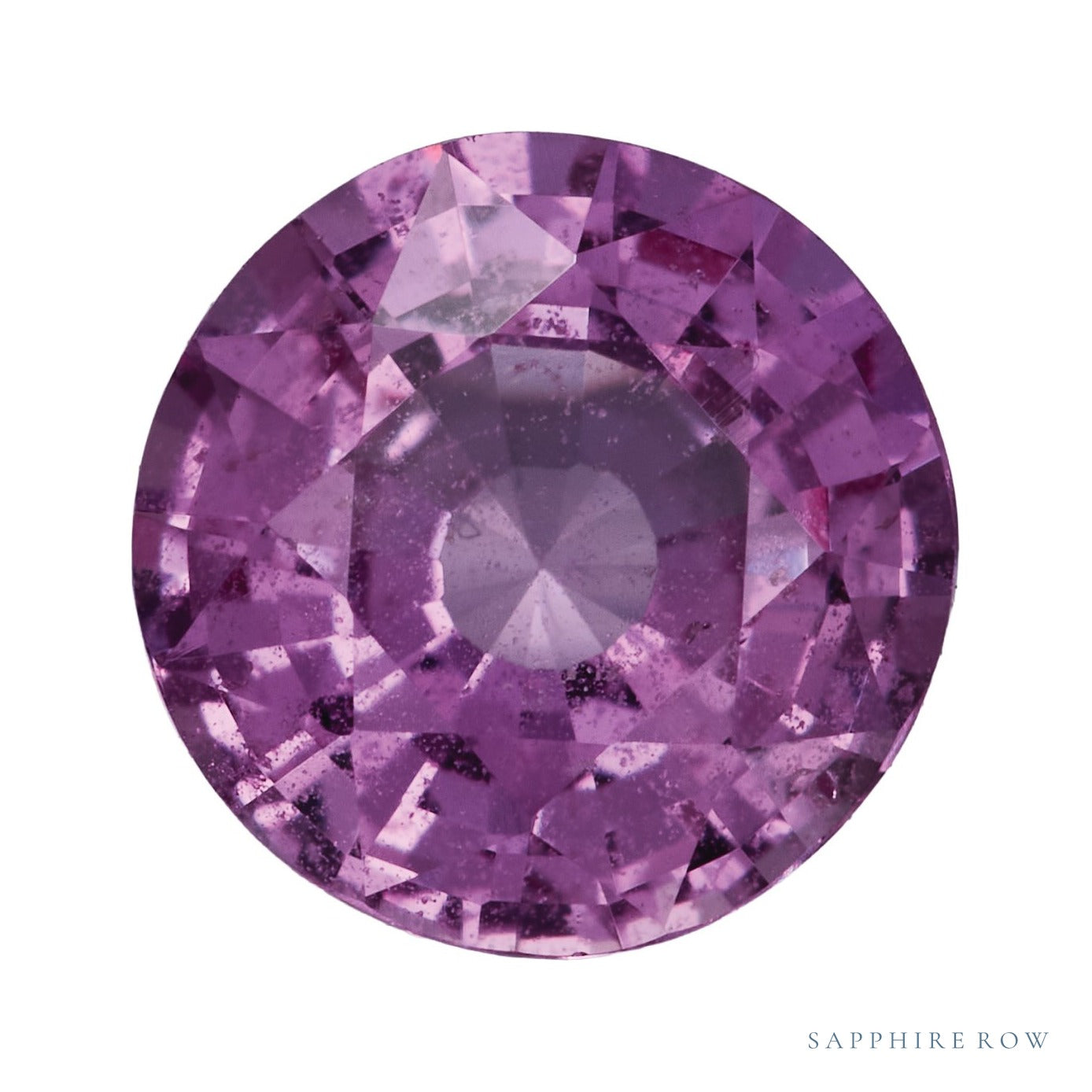 6 mm natural pink sapphire, round cut | Sapphire Row · cut7
