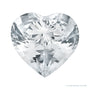 6.5 mm Heart Natural White Sapphire – Faceted Cut – AA Quality — Sapphire Row · cut4