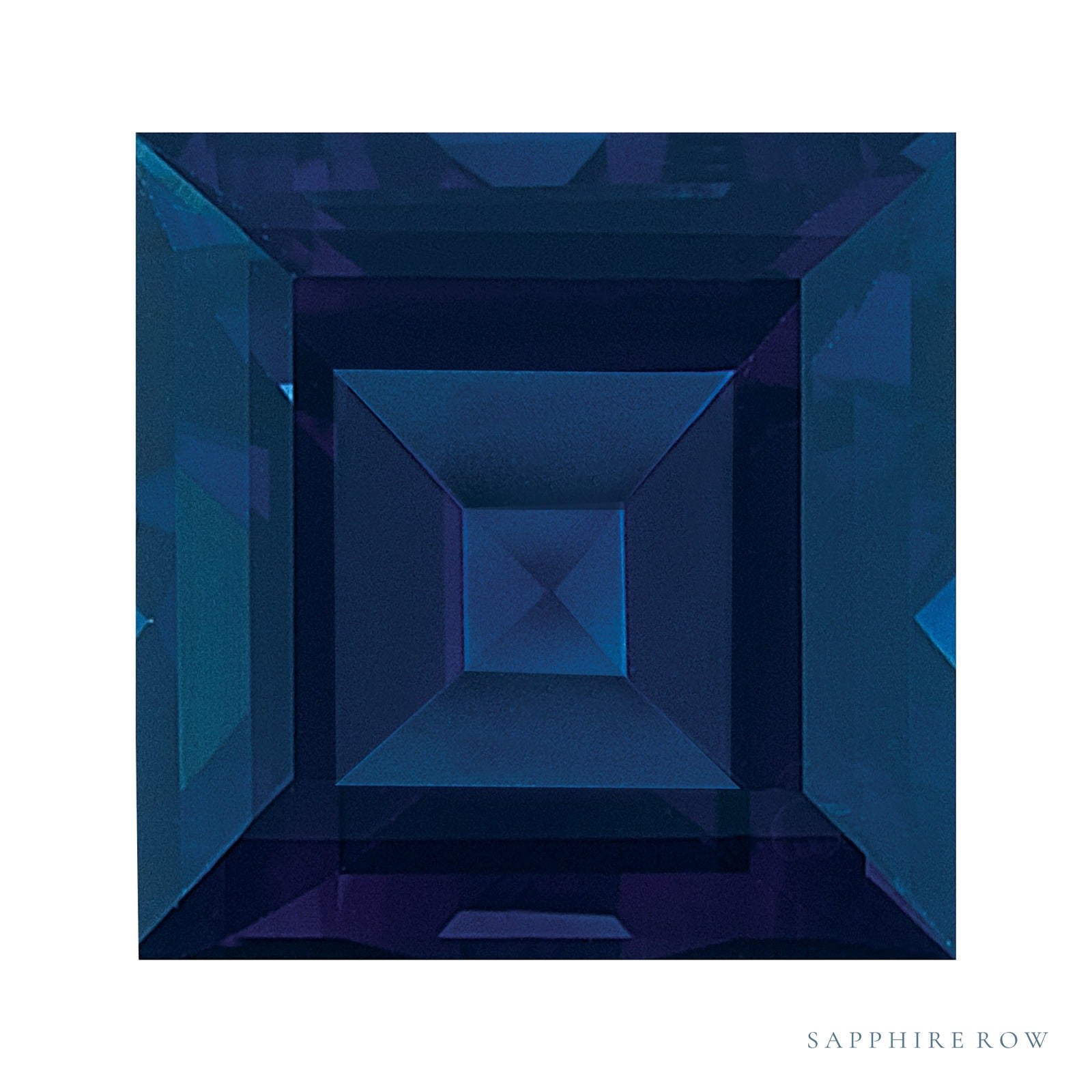 4.5 mm Square Natural Blue Sapphire – Step-Cut – A Quality — Sapphire Row · cut4