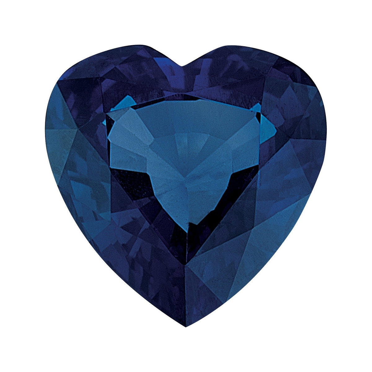 5 mm natural blue sapphire, heart cut | Sapphire Row · cut7