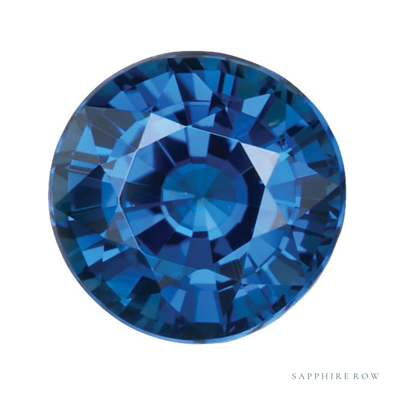 4.5 mm Round Natural Blue Sapphire – Faceted Cut – AA Quality — Sapphire Row · cut4