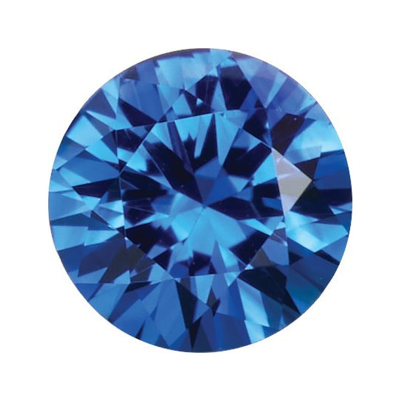 4 mm natural blue sapphire, round cut | Sapphire Row · cut7