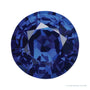 5.5 mm natural blue sapphire, round cut | Sapphire Row · cut4