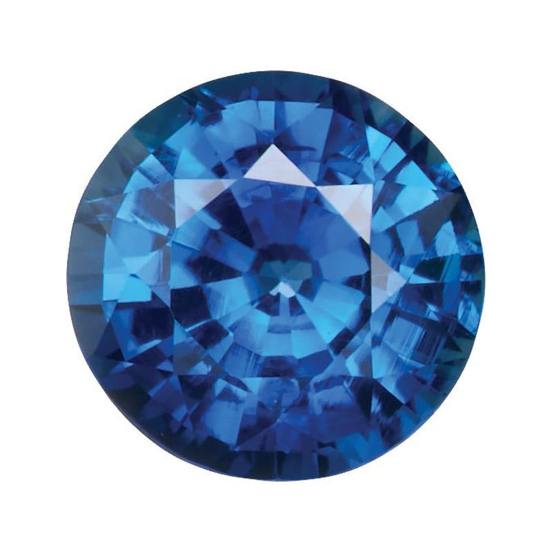5 mm natural blue sapphire, round cut | Sapphire Row · cut7