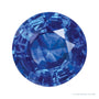 6.5 mm natural blue sapphire, round cut | Sapphire Row · cut4