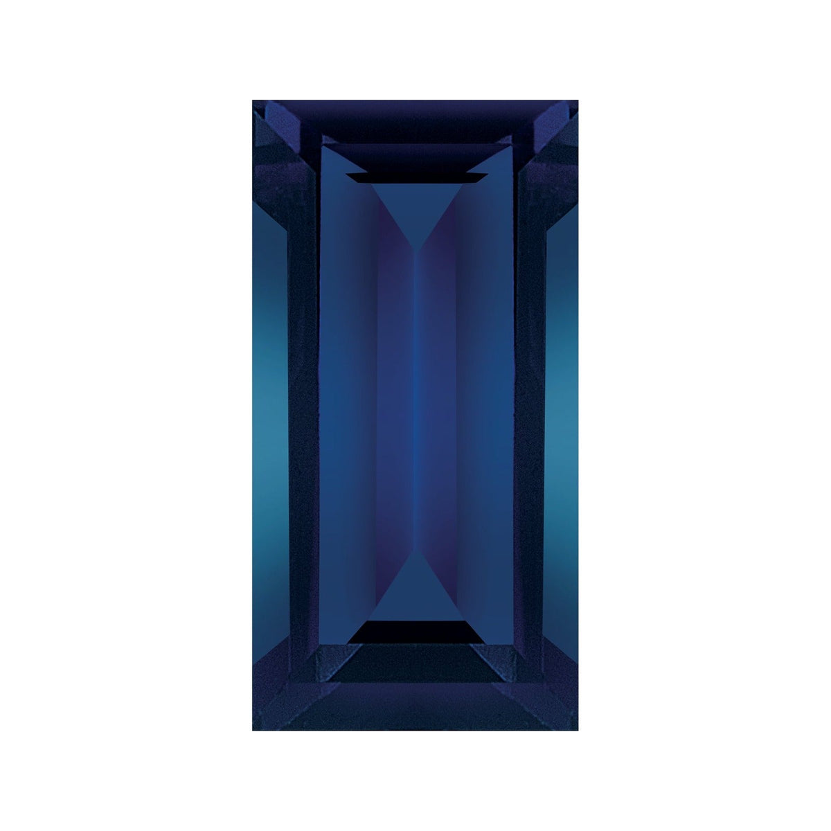 4.5x2.5 mm natural blue sapphire, straight baguette cut | Sapphire Row · cut7