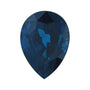 6x4 mm natural blue sapphire, pear cut | Sapphire Row · cut7