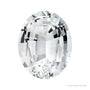 8x6 mm natural white sapphire, oval cut | Sapphire Row · cut4