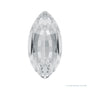 9x4.5 mm natural white sapphire, marquise cut | Sapphire Row · cut4