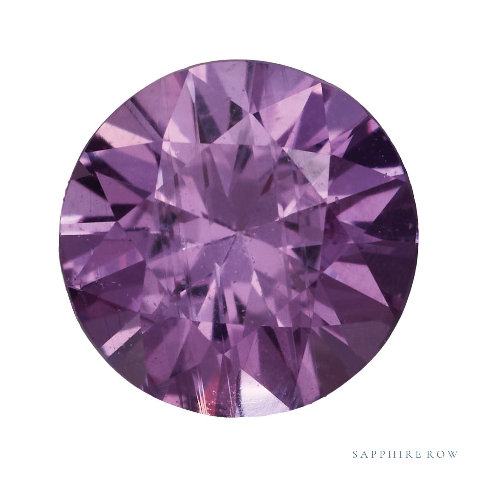 5 mm Round Natural Pink Sapphire – Faceted Diamond-Cut – AA Quality — Sapphire Row · cut4