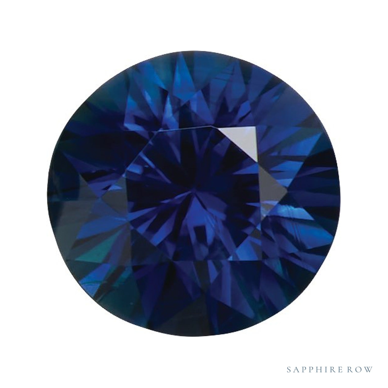 4.5 mm natural blue sapphire, round cut | Sapphire Row · cut4
