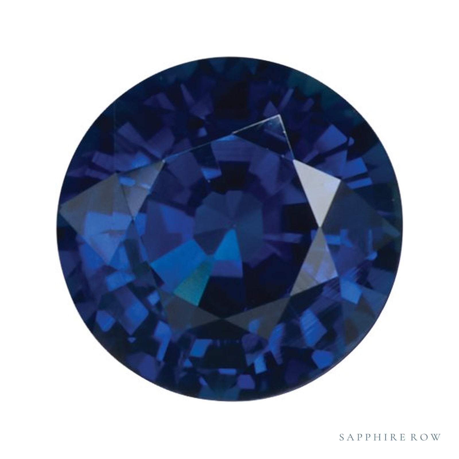 4 mm natural blue sapphire, round cut | Sapphire Row · cut4