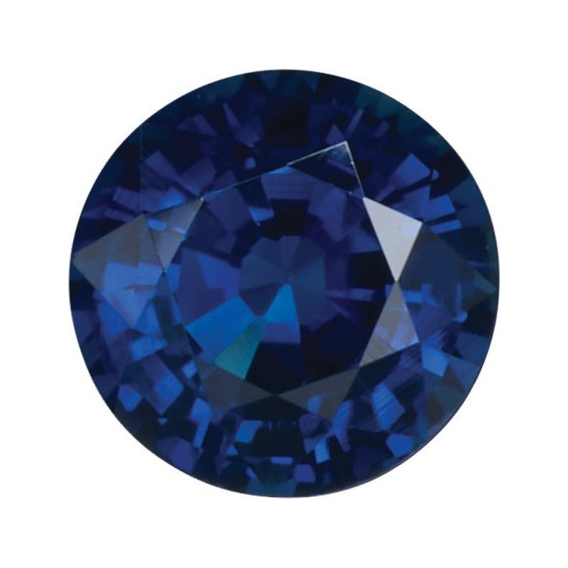 4 mm natural blue sapphire, round cut | Sapphire Row · cut7