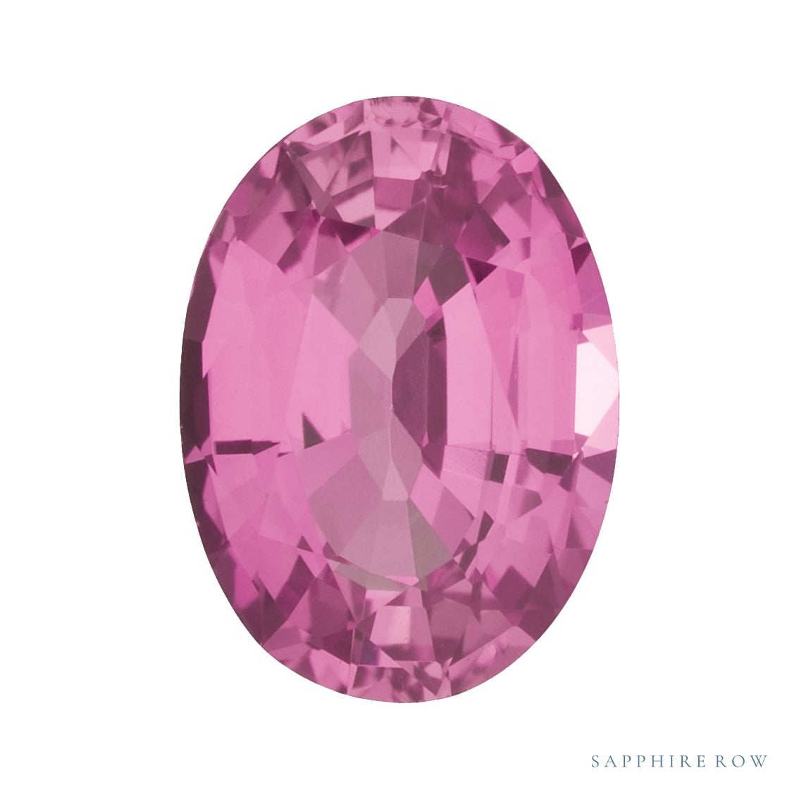 6x4 mm natural pink sapphire, oval cut | Sapphire Row · cut7