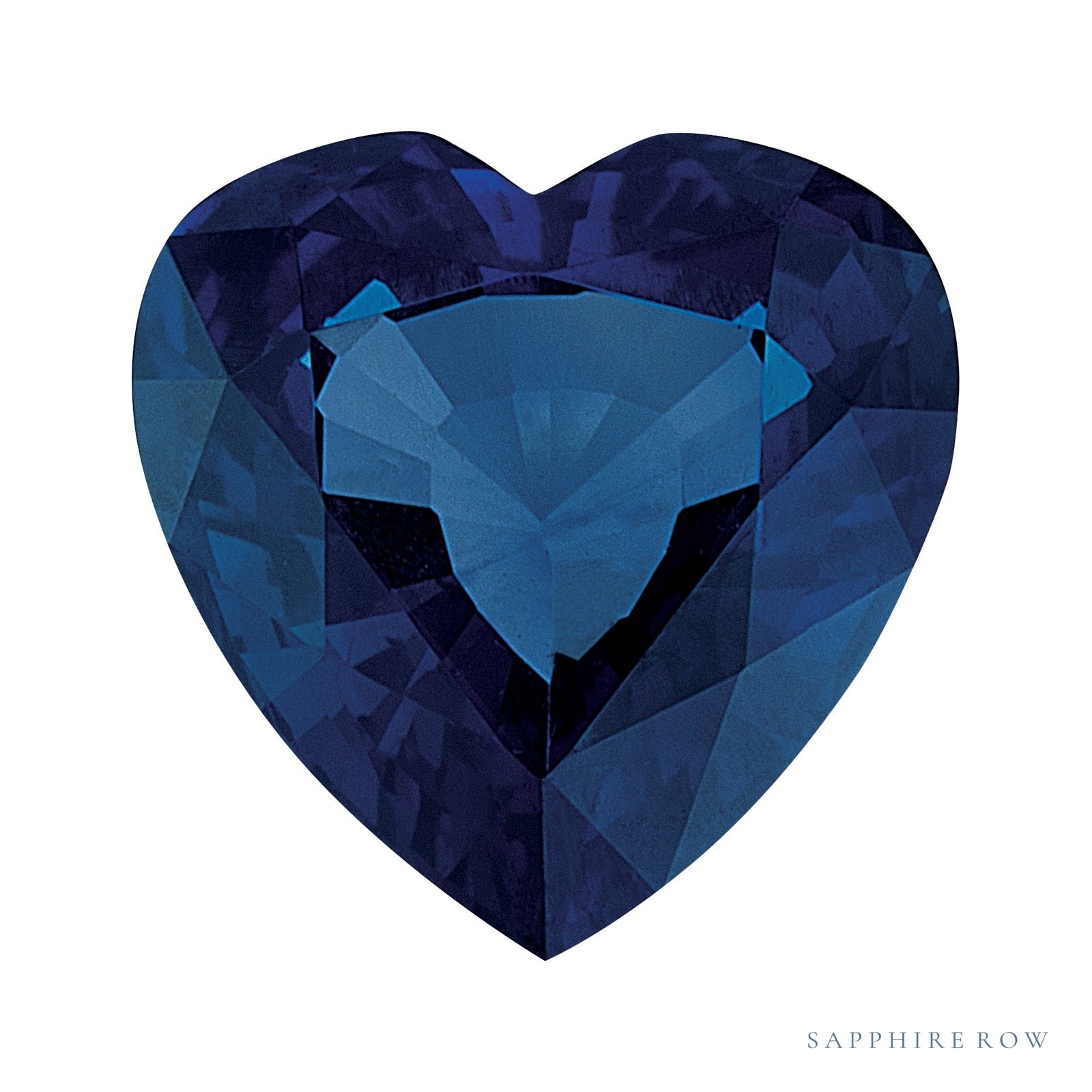 4 mm natural blue sapphire, heart cut | Sapphire Row · cut7