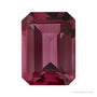 8x6 mm natural purplish red rhodolite garnet, emerald cut | Sapphire Row · cut4